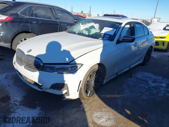 2020 BMW 3 Series M340i with VIN 3MW5U7J05L8B44426, listed as a IAAI auction lot 41299762 with 81,020 mi miles. Bid and sale history available at carsss.com. Image 17.