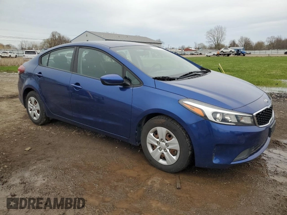 2018 Kia Forte LX with VIN 3KPFK4A78JE280282, listed as a Copart auction lot 52081785 with 75,515 mi miles and Salvage Title. Bid and sale history available at DreamBid. Image 4.