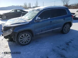 2017 Volkswagen Tiguan with VIN WVGMV7AX8HK022976, listed as a Copart auction lot 43806905 with 145,173 mi miles and Salvage title. Bid and sale history available at DreamBid. Image 1.