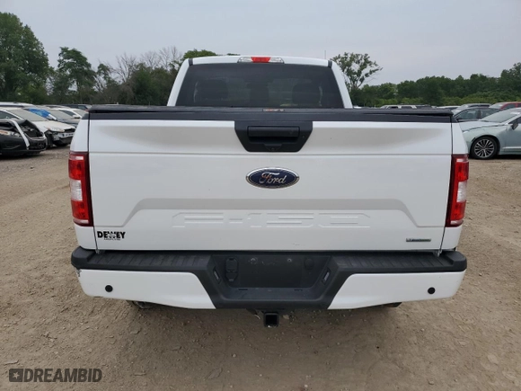 2018 Ford F-150 XL with VIN 1FTMF1EP8JFC54081, listed as a Copart auction lot 68204854 with 21,853 mi miles and Salvage Title. Bid and sale history available at carsss.com. Image 6.