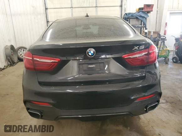 2017 BMW X6 xDrive35i z VIN 5UXKU2C54H0N84719, wystawiony jako Copart lot #55961065 z przebiegiem 56 452 mil mil oraz Szkoda całkowita • Salvage title. Historia ofert i sprzedaży dostępna na DreamBid. Obrazek 6.
