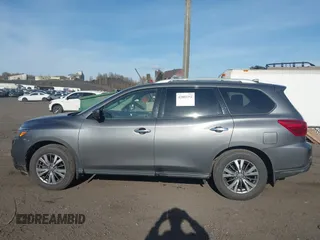 2019 Nissan Pathfinder S with VIN 5N1DR2MN6KC630742, listed as a IAAI auction lot 42081252 with 118,448 mi miles and . Bid and sale history available at DreamBid. Image 14.