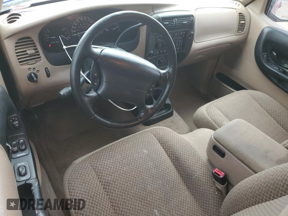 1999 Ford Ranger XL with VIN 1FTYR14V8XPA16341, listed as a Copart auction lot 45297565 with 134,547 mi miles and Salvage Title. Bid and sale history available at carsss.com. Image 8.