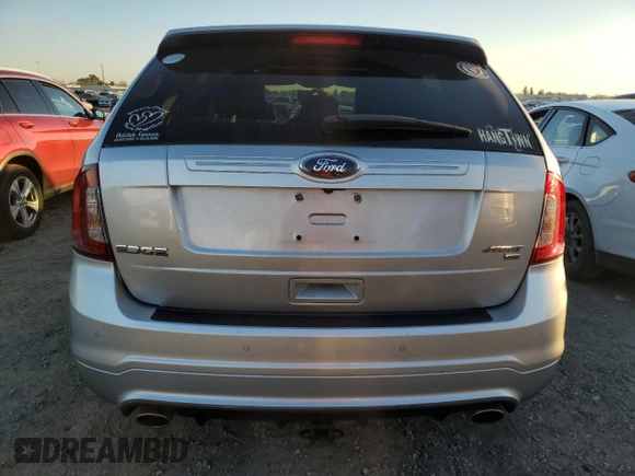 2012 Ford Edge Sport with VIN 2FMDK4AK9CBA53541, listed as a Copart auction lot 88506135 with 155,043 mi miles and Salvage Title. Bid and sale history available at carsss.com. Image 6.