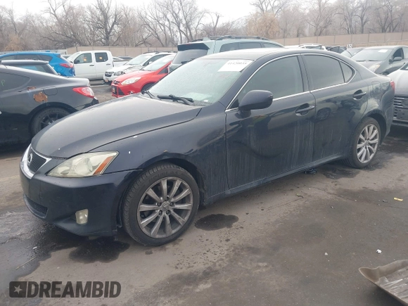 2007 Lexus IS 250 with VIN JTHCK262172012313, listed as a IAAI auction lot 41420035 with 219,830 mi miles. Bid and sale history available at carsss.com. Image 18.