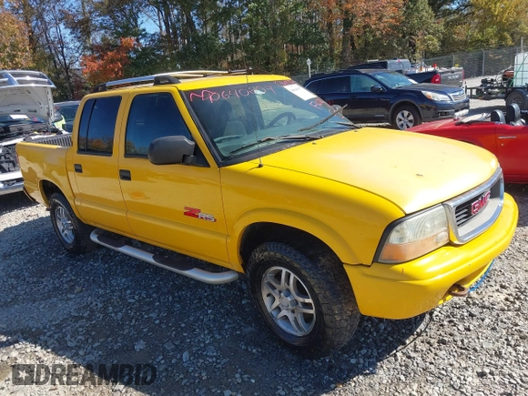 2003 GMC Sonoma SLS with VIN 1GTDT13X53K117606, listed as a IAAI auction lot 40640657 with 1 mi miles. Bid and sale history available at carsss.com. Image 1.