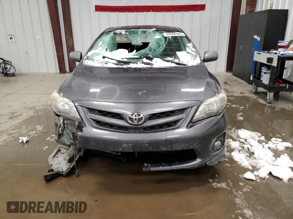 2011 Toyota Corolla L with VIN 2T1BU4EE2BC655617, listed as a Copart auction lot 44602905 with 165,356 mi miles and Salvage Title. Bid and sale history available at carsss.com. Image 5.