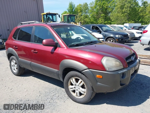 2006 Hyundai Tucson GLS with VIN KM8JN72D96U375610, listed as a IAAI auction lot 42252211 with 167,369 mi miles and . Bid and sale history available at DreamBid. Image 1.
