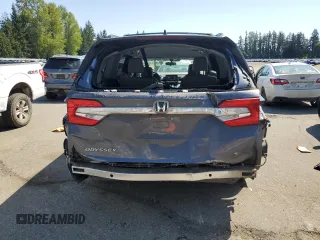 2020 Honda Odyssey EX with VIN 5FNRL6H58LB036140, listed as a Copart auction lot 54787905 with 37,408 mi miles and Salvage Title. Bid and sale history available at DreamBid. Image 6.