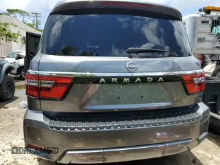 2023 Nissan Armada SV with VIN JN8AY2ACXP9180180, listed as a Copart auction lot 66499514 with Not Provided miles and Salvage Title. Bid and sale history available at carsss.com. Image 6.