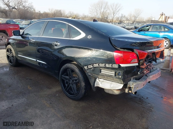 2015 Chevrolet Impala LTZ with VIN 2G1165S35F9107236, listed as a IAAI auction lot 41793533 with 207,584 mi miles. Bid and sale history available at carsss.com. Image 3.