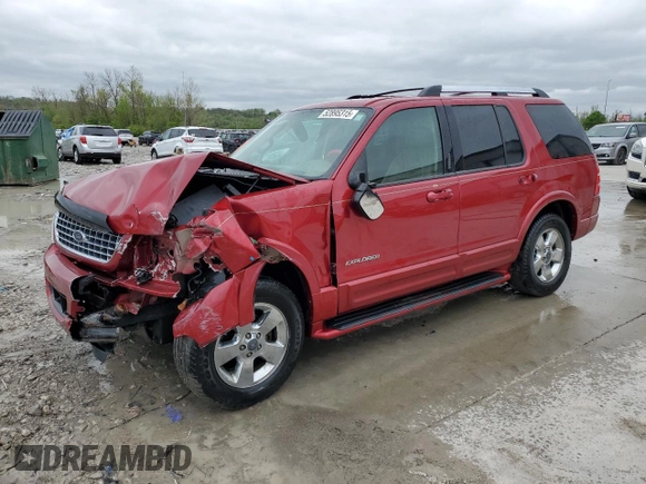 2005 Ford Explorer Limited with VIN 1FMZU75W85UA65840, listed as a Copart auction lot 52895315 with 129,527 mi miles and Salvage title. Bid and sale history available at DreamBid. Image 1.