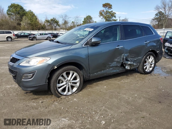 2012 Mazda CX-9 Grand Touring with VIN JM3TB3DV4C0364223, listed as a Copart auction lot 49413805 with 103,257 mi miles and Salvage Title. Bid and sale history available at DreamBid. Image 1.