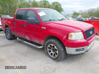 2005 Ford F-150 XLT with VIN 1FTPW12505FB56152, listed as a IAAI auction lot 42034990 with 257,822 mi miles. Bid and sale history available at carsss.com. Image 1.
