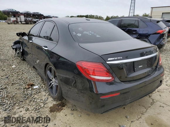 2017 Mercedes-Benz E-Class AMG E 43 with VIN WDDZF6EB8HA210523, listed as a Copart auction lot 59871562 with 55,851 mi miles. Bid and sale history available at carsss.com. Image 3.