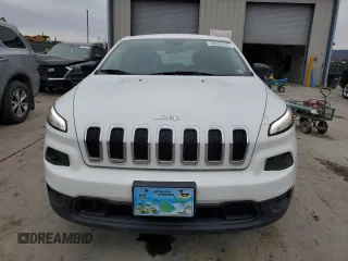 2017 Jeep Cherokee Sport with VIN 1C4PJMAB3HW651280, listed as a Copart auction lot 50682055 with 130,253 mi miles and Salvage Title. Bid and sale history available at carsss.com. Image 5.