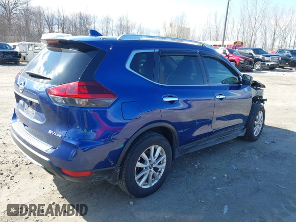2018 Nissan Rogue SV with VIN KNMAT2MV7JP605154, listed as a IAAI auction lot 42046756 with 90,572 mi miles. Bid and sale history available at carsss.com. Image 4.