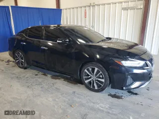 2021 Nissan Maxima SV with VIN 1N4AA6CV1MC514154, listed as a Copart auction lot 46594215 with 85,159 mi miles and Clean Title. Bid and sale history available at carsss.com. Image 4.