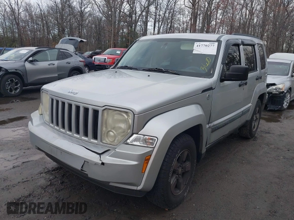 2008 Jeep Liberty Sport with VIN 1J8GN28K08W179241, listed as a IAAI auction lot 41770277 with 204,120 mi miles. Bid and sale history available at carsss.com. Image 2.