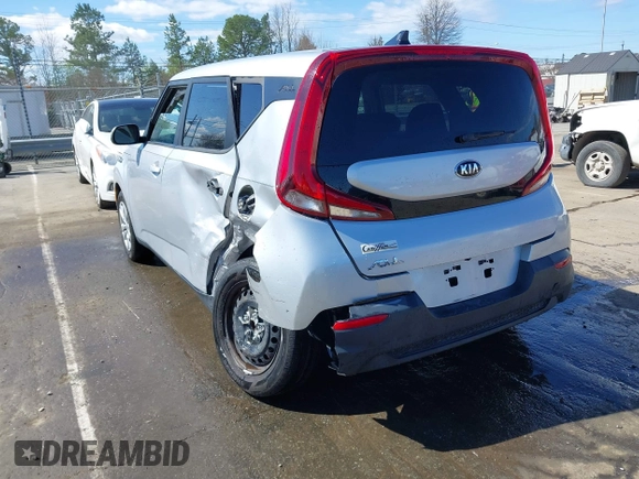 2020 Kia Soul S with VIN KNDJ23AU2L7004287, listed as a IAAI auction lot 41812245 with 125,712 mi miles. Bid and sale history available at carsss.com. Image 6.