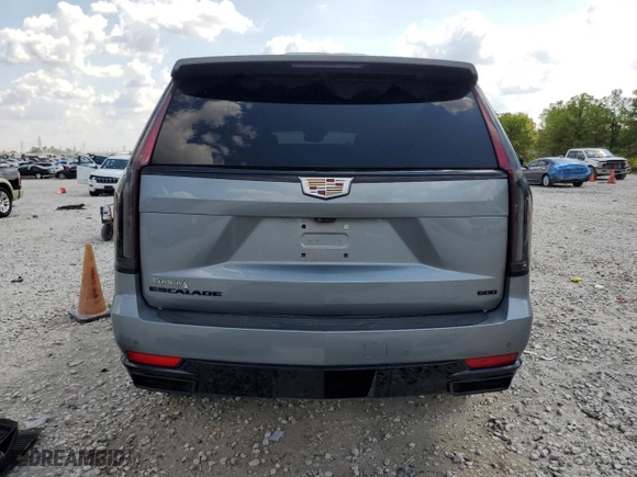 2023 Cadillac Escalade 4WD Sport with VIN 1GYS4FKL1PR394034, listed as a Copart auction lot 71731304 with 27,880 mi miles and Clean Title. Bid and sale history available at carsss.com. Image 6.