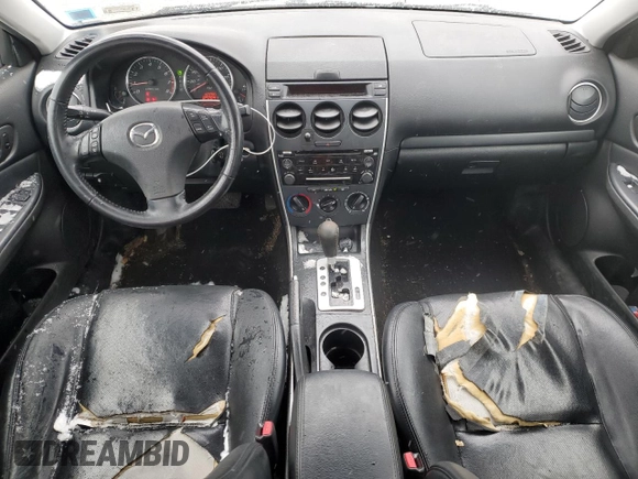 2007 Mazda 6 S Sport VE with VIN 1YVHP80D375M12226, listed as a Copart auction lot 51972495 with 124,787 mi miles and Salvage Title. Bid and sale history available at DreamBid. Image 8.