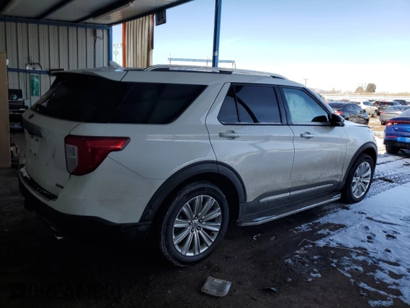 2020 Ford Explorer Limited with VIN 1FM5K8FWXLGD10741, listed as a Copart auction lot 45203355 with 0 mi miles and Salvage Title. Bid and sale history available at carsss.com. Image 3.