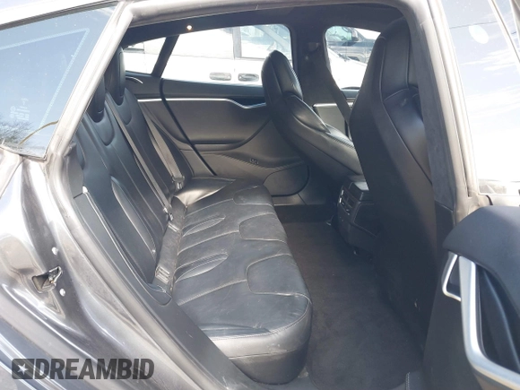2017 Tesla Model S 100D with VIN 5YJSA1E23HF198592, listed as a IAAI auction lot 41721755 with 127,946 mi miles. Bid and sale history available at carsss.com. Image 8.