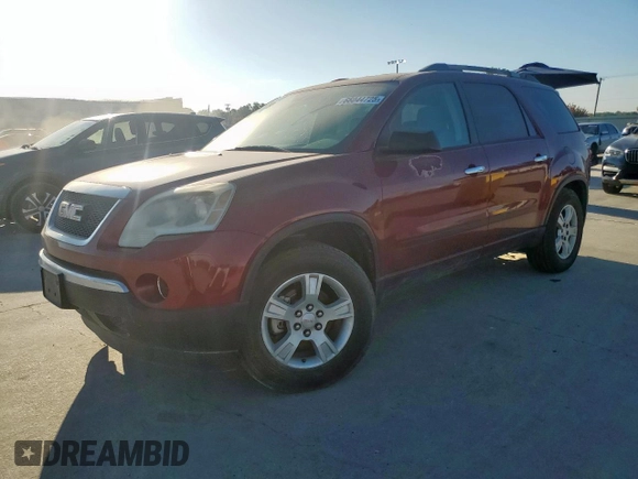 2010 GMC Acadia SL with VIN 1GKLRKED2AJ123440, listed as a Copart auction lot 66044725 with 245,372 mi miles and Salvage title. Bid and sale history available at DreamBid. Image 1.