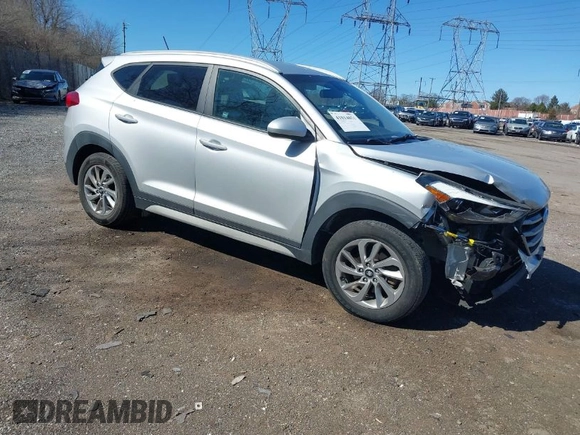 2017 Hyundai Tucson SE with VIN KM8J3CA48HU540372, listed as a IAAI auction lot 41814051 with 155,499 mi miles. Bid and sale history available at carsss.com. Image 1.