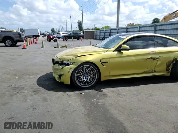 2017 BMW M4 z VIN WBS3R9C50HK709115, wystawiony jako Copart lot #54594635 z przebiegiem 84 216 mil mil oraz Szkoda całkowita • Salvage title. Historia ofert i sprzedaży dostępna na DreamBid. Obrazek 13.