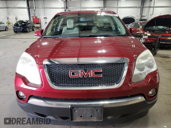 2010 GMC Acadia SLT1 with VIN 1GKLVMED0AJ112332, listed as a Copart auction lot 52030965 with 121,042 mi miles and Salvage Title. Bid and sale history available at carsss.com. Image 5.