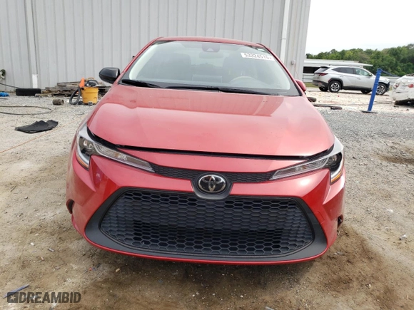 2021 Toyota Corolla LE with VIN JTDEPMAE6MJ182452, listed as a Copart auction lot 53324515 with 12,608 mi miles and Salvage Title. Bid and sale history available at carsss.com. Image 5.