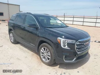 2024 GMC Terrain SLT with VIN 3GKALVEG7RL361681, listed as a IAAI auction lot 42016503 with 23,424 mi miles. Bid and sale history available at carsss.com. Image 1.