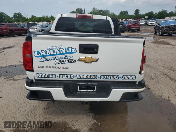 2019 Chevrolet Colorado 4WD Work Truck z VIN 1GCGTBEN7K1161044, wystawiony jako Copart lot #60033155 z przebiegiem 52 449 mil mil oraz Szkoda całkowita • Salvage title. Historia ofert i sprzedaży dostępna na DreamBid. Obrazek 6.