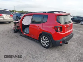 2015 Jeep Renegade Latitude with VIN ZACCJABT6FPC27221, listed as a IAAI auction lot 40810159 with Not Provided miles. Bid and sale history available at carsss.com. Image 3.