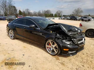 2014 Mercedes-Benz CLS 550 with VIN WDDLJ7DB7EA098997, listed as a Copart auction lot 49913985 with 81,308 mi miles and Salvage title. Bid and sale history available at DreamBid. Image 4.