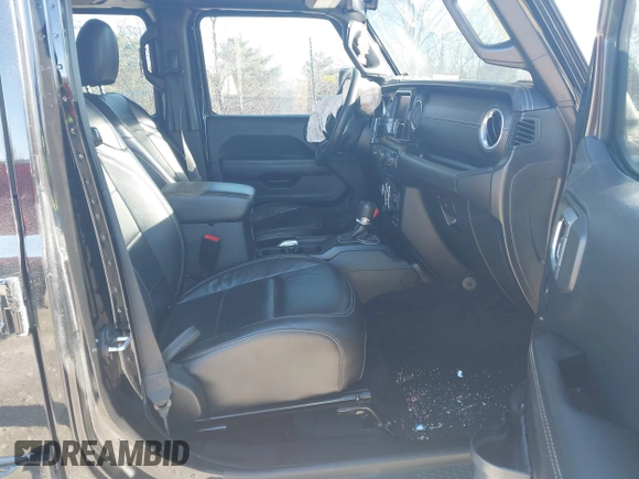 2018 Jeep Wrangler Unlimited Sahara z VIN 1C4HJXEG9JW216717, wystawiony jako IAAI lot #40908017 z przebiegiem 87 954 mil mil oraz . Historia ofert i sprzedaży dostępna na DreamBid. Obrazek 5.