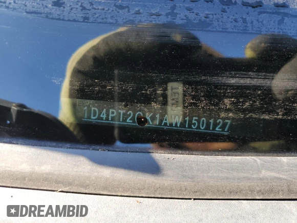 2010 Dodge Nitro SE with VIN 1D4PT2GK1AW150127, listed as a Copart auction lot 53057555 with 145,142 mi miles and Salvage Title. Bid and sale history available at DreamBid. Image 14.