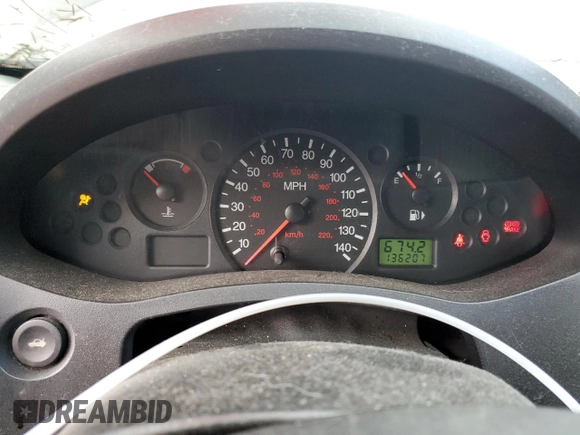 2007 Ford Focus S with VIN 1FAFP31N87W345162, listed as a Copart auction lot 44244185 with 136,207 mi miles and Clean Title. Bid and sale history available at DreamBid. Image 9.