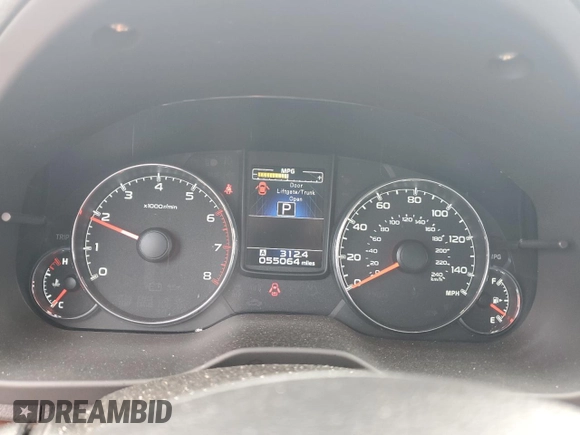 2014 Subaru Legacy Limited with VIN 4S3BMBM67E3020663, listed as a Copart auction lot 60965205 with 55,064 mi miles and Salvage title. Bid and sale history available at DreamBid. Image 9.