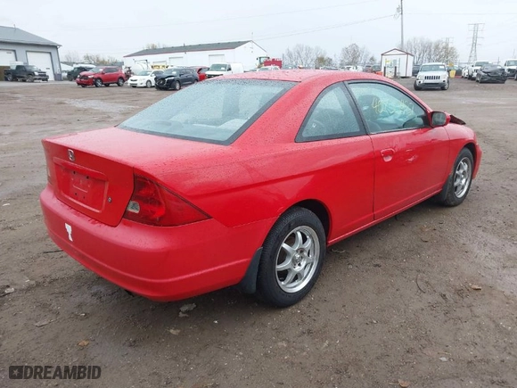 2001 Honda Civic EX with VIN 1HGEM22911L104631, listed as a IAAI auction lot 40750487 with 249,169 mi miles. Bid and sale history available at carsss.com. Image 4.
