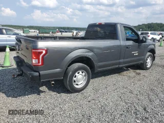 2017 Ford F-150 XL with VIN 1FTMF1C85HKE23681, listed as a Copart auction lot 64243075 with 105,163 mi miles and Clean title. Bid and sale history available at DreamBid. Image 3.