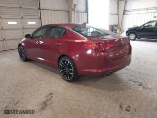 2012 Kia Optima LX with VIN 5XXGM4A75CG020124, listed as a IAAI auction lot 41748367 with 214,760 mi miles. Bid and sale history available at carsss.com. Image 3.