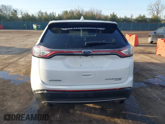 2017 Ford Edge Titanium with VIN 2FMPK4K98HBB31582, listed as a IAAI auction lot 41752885 with 119,196 mi miles. Bid and sale history available at carsss.com. Image 17.