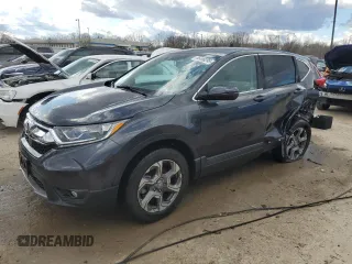 2019 Honda CR-V EX-L with VIN 5J6RW2H88KL021993, listed as a Copart auction lot 46496295 with 37,646 mi miles and Salvage Title. Bid and sale history available at carsss.com. Image 1.