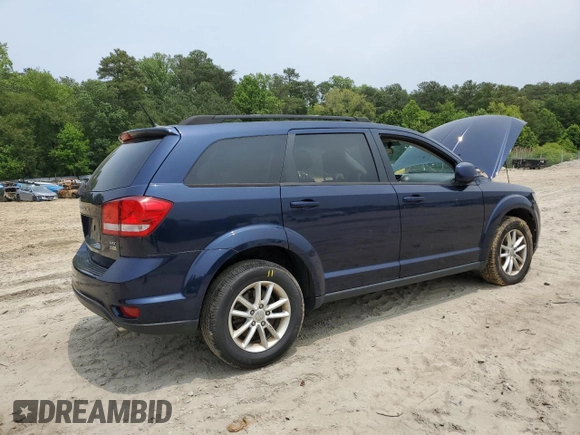 2017 Dodge Journey SXT with VIN 3C4PDCBG9HT532506, listed as a Copart auction lot 60013975 with Not provided miles and Salvage title. Bid and sale history available at DreamBid. Image 3.