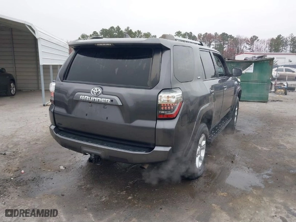 2019 Toyota 4Runner SR5 with VIN JTEBU5JR0K5690955, listed as a IAAI auction lot 41760825 with 65,832 mi miles. Bid and sale history available at carsss.com. Image 4.