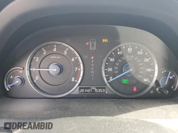 2010 Honda Accord Crosstour EX with VIN 5J6TF1H38AL004369, listed as a Copart auction lot 52634255 with 201,437 mi miles and Salvage Title. Bid and sale history available at carsss.com. Image 9.