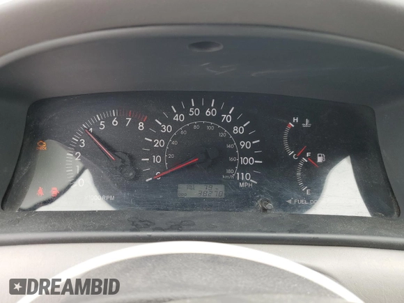 2005 Toyota Corolla CE with VIN 1NXBR32EX5Z403620, listed as a Copart auction lot 58641705 with 38,270 mi miles and Salvage title. Bid and sale history available at DreamBid. Image 9.